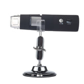 Microscopio digital con aumento de 50X a 1000X, sensor de imagen HD, 1920 x 1080P, USB, WiFi, 8 LED y soporte profesional